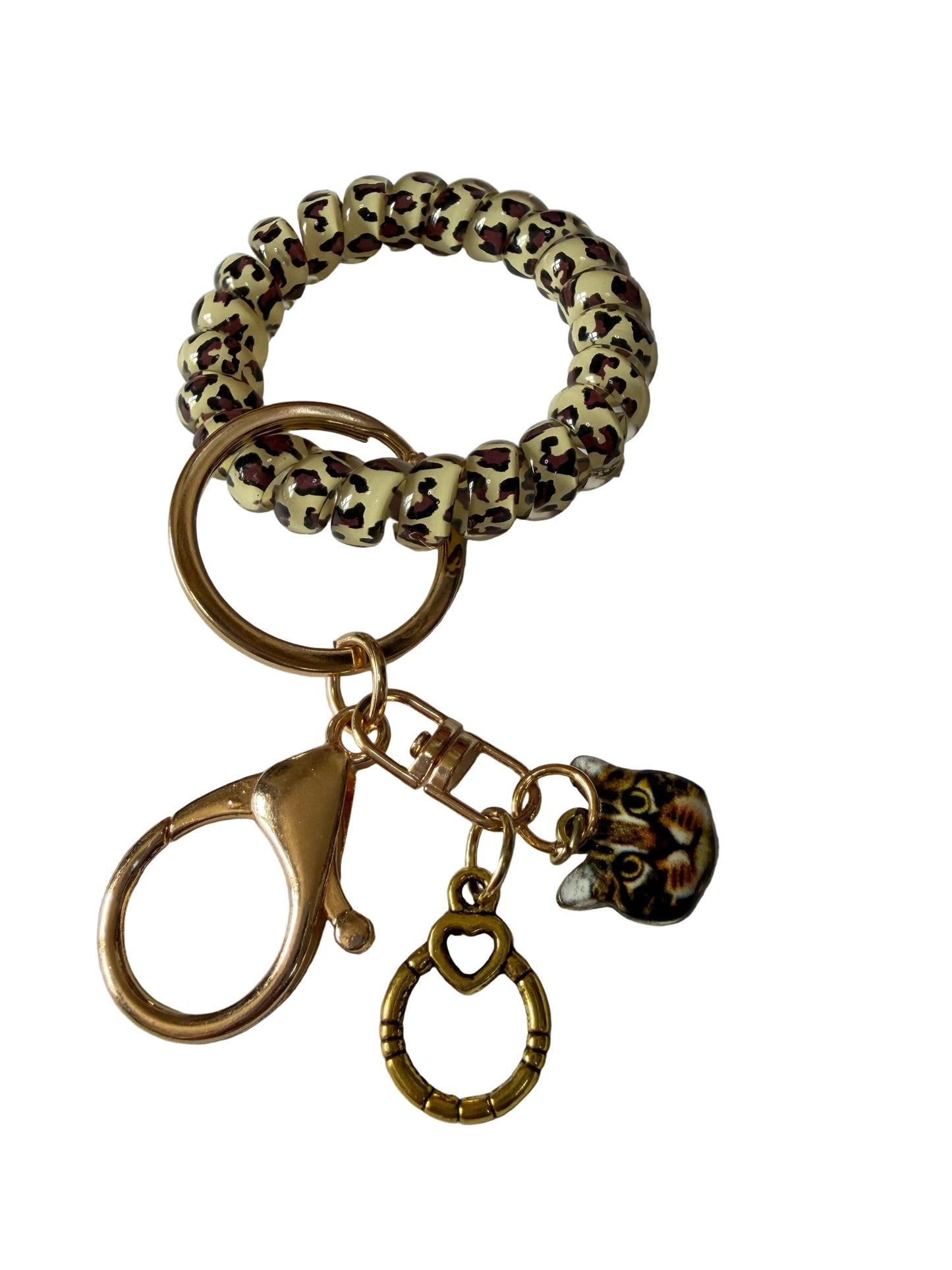 Kitty kitten Cat Wrist Keychain Bracelet