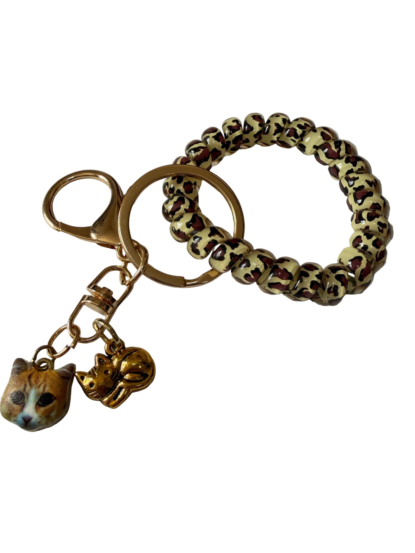 Kitty kitten Cat Wrist Keychain Bracelet