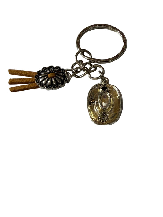 Western Cowboy Hat Keychain