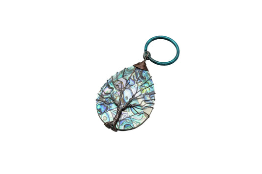 Abalone Shell Keychain