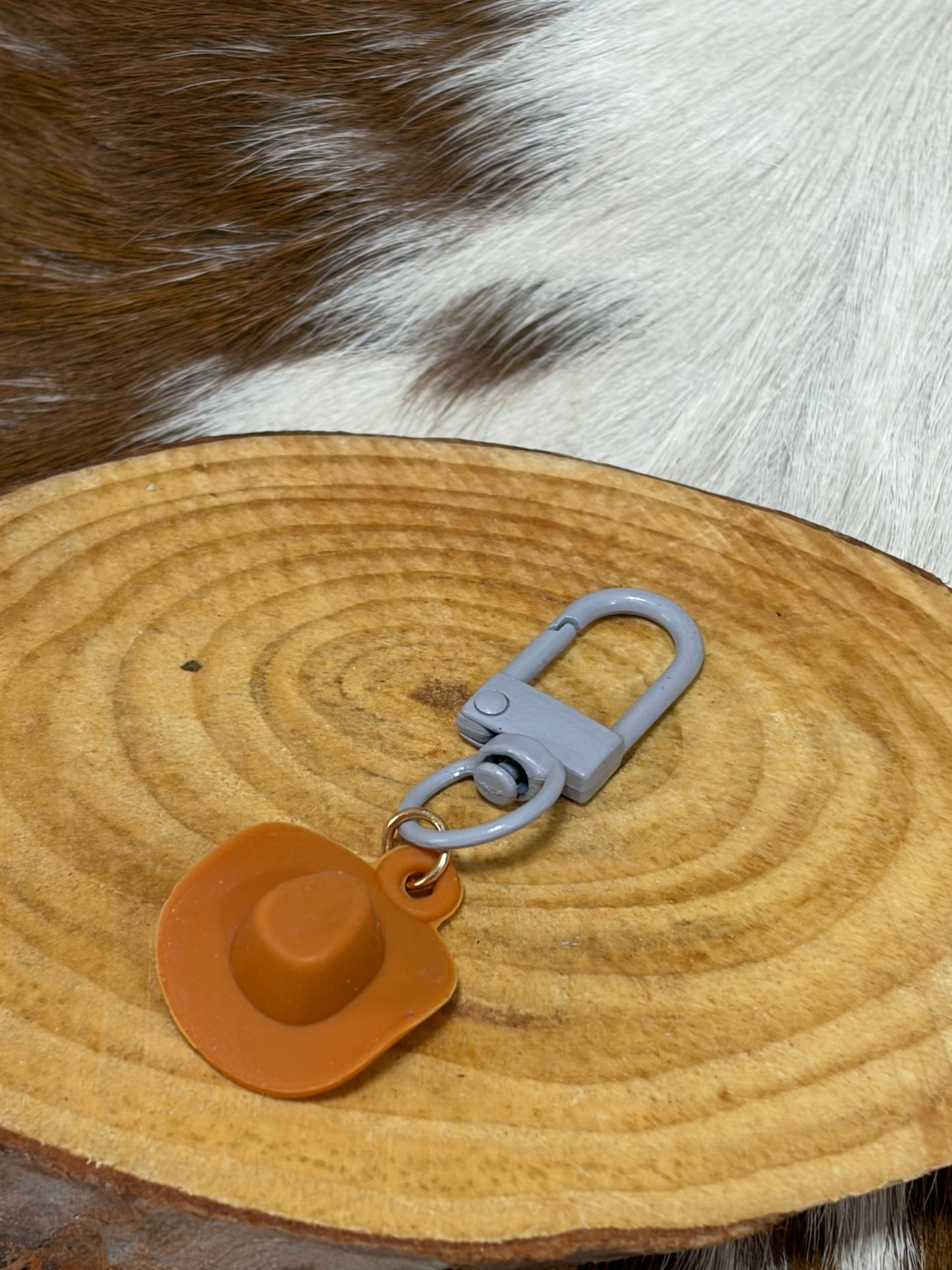 Western Cowboy Hat Keychain Bag Charm Kids