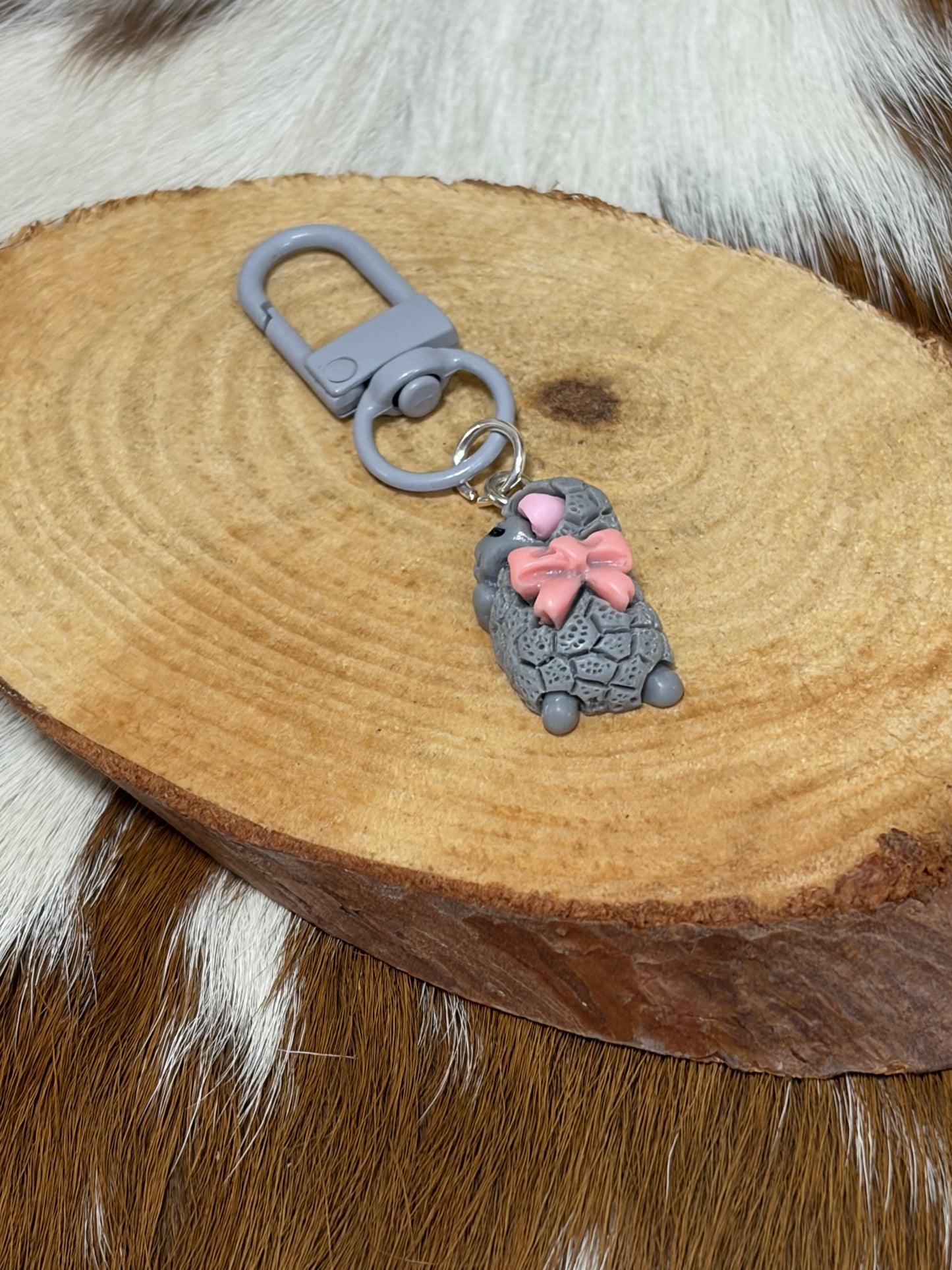 Puppy Dog Lamb Keychain Bag Charm