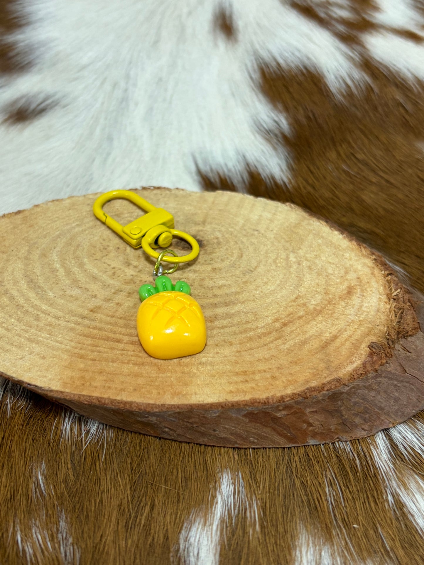 Keychain Bag Charms Avacado Carrot, Cherries Pineapple Themes