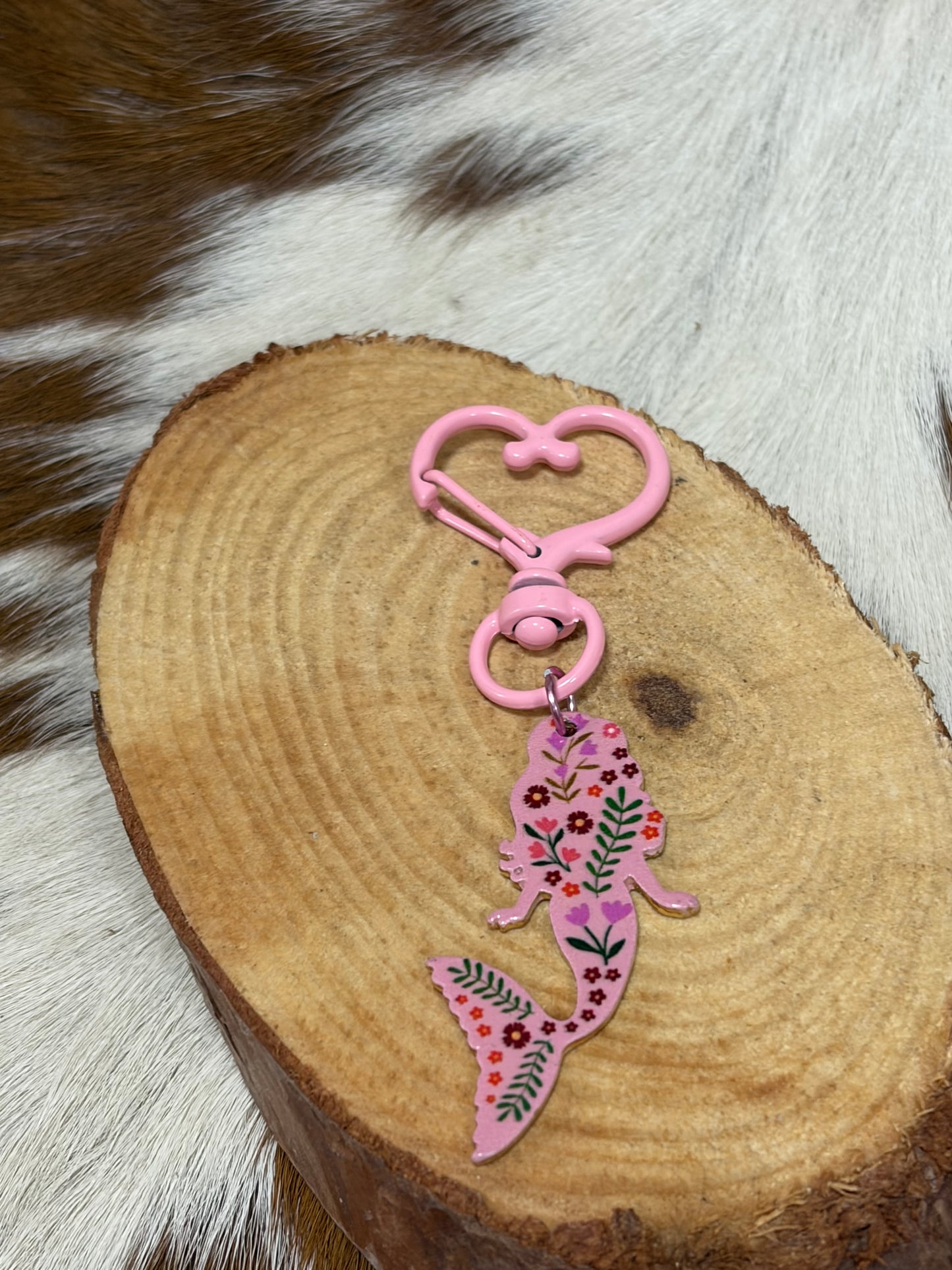 Keychains Bag Charm Bear Porpous Sea Horse Shell Fish