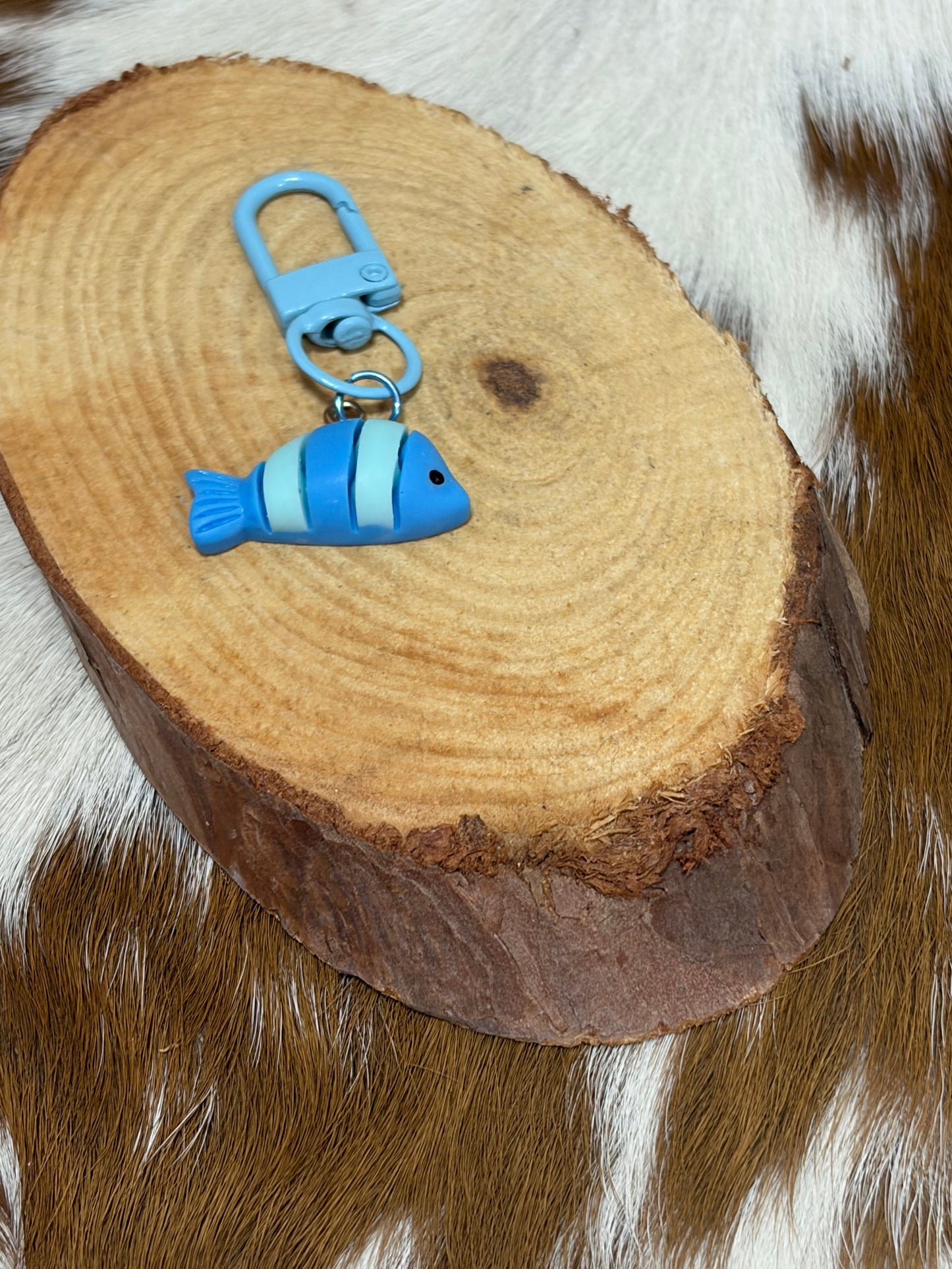 Keychains Bag Charm Bear Porpous Sea Horse Shell Fish