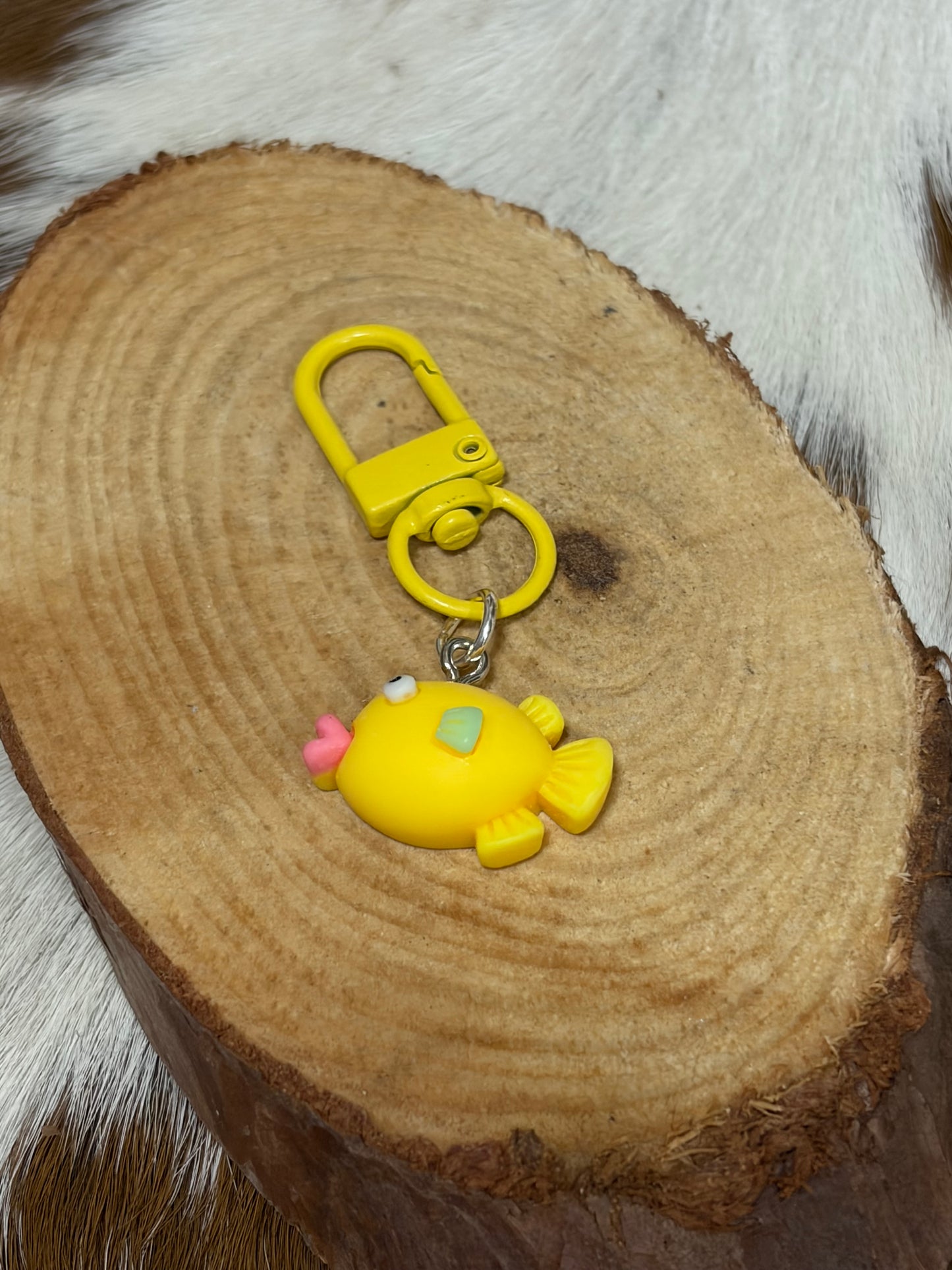 Keychains Bag Charm Bear Porpous Sea Horse Shell Fish