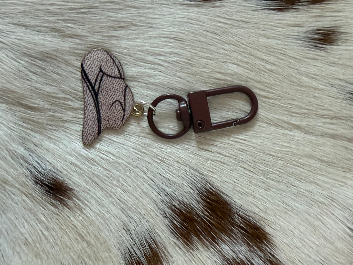 Western Cowboy Hat Keychain Bag Charm Kids