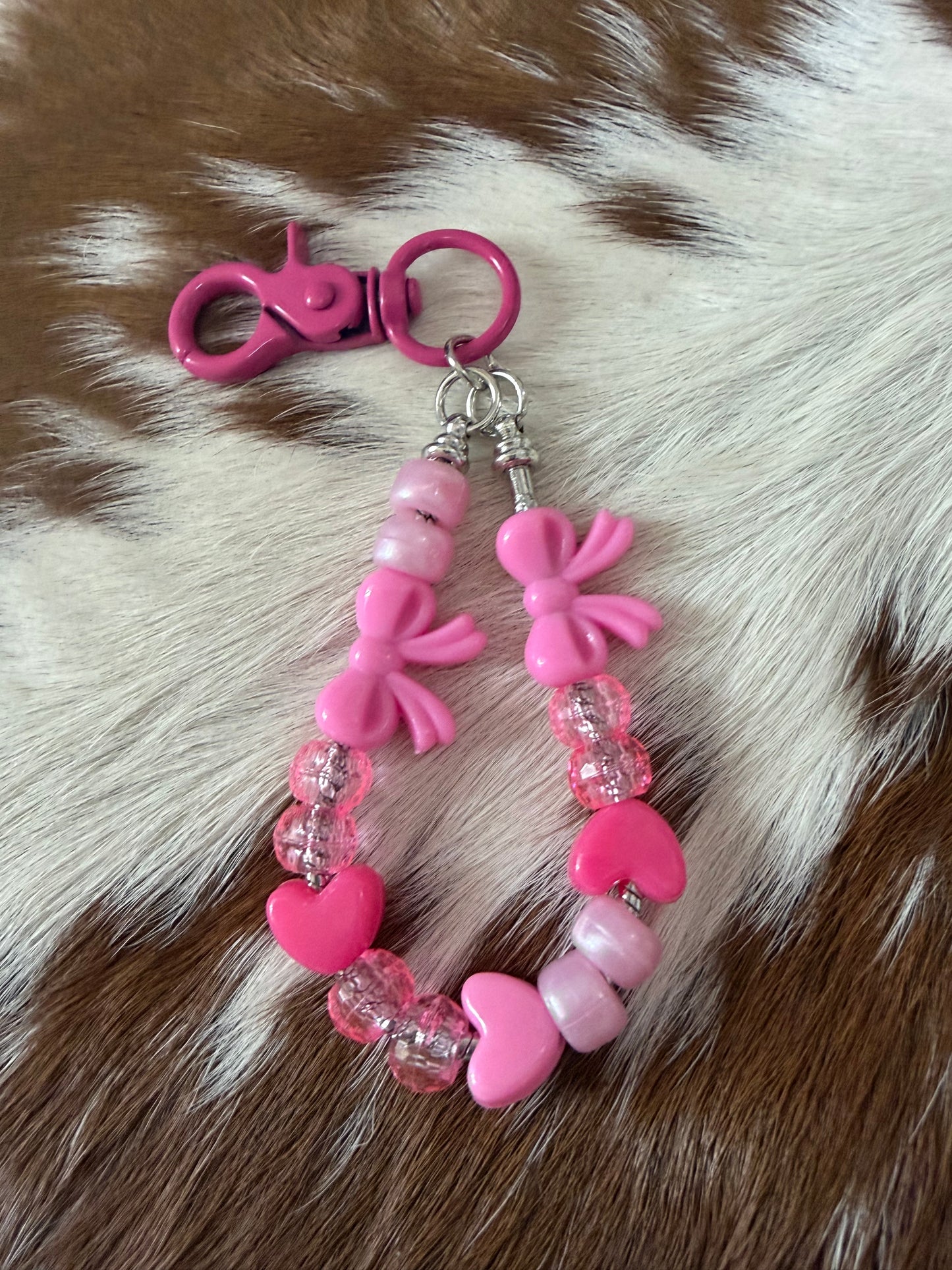 Girls Pink Bows Beads Bag Charm Backpack Purse Boys Sport Backpack Soccer Football