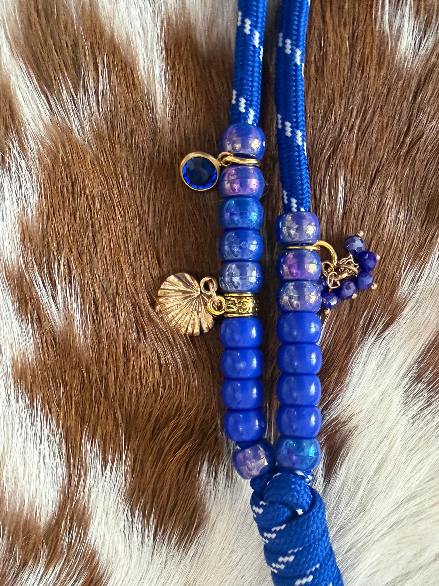 Paracord Long Bag Charm Popsicle Cherries Donut Candy  Beads Heart Charm Blue Pink