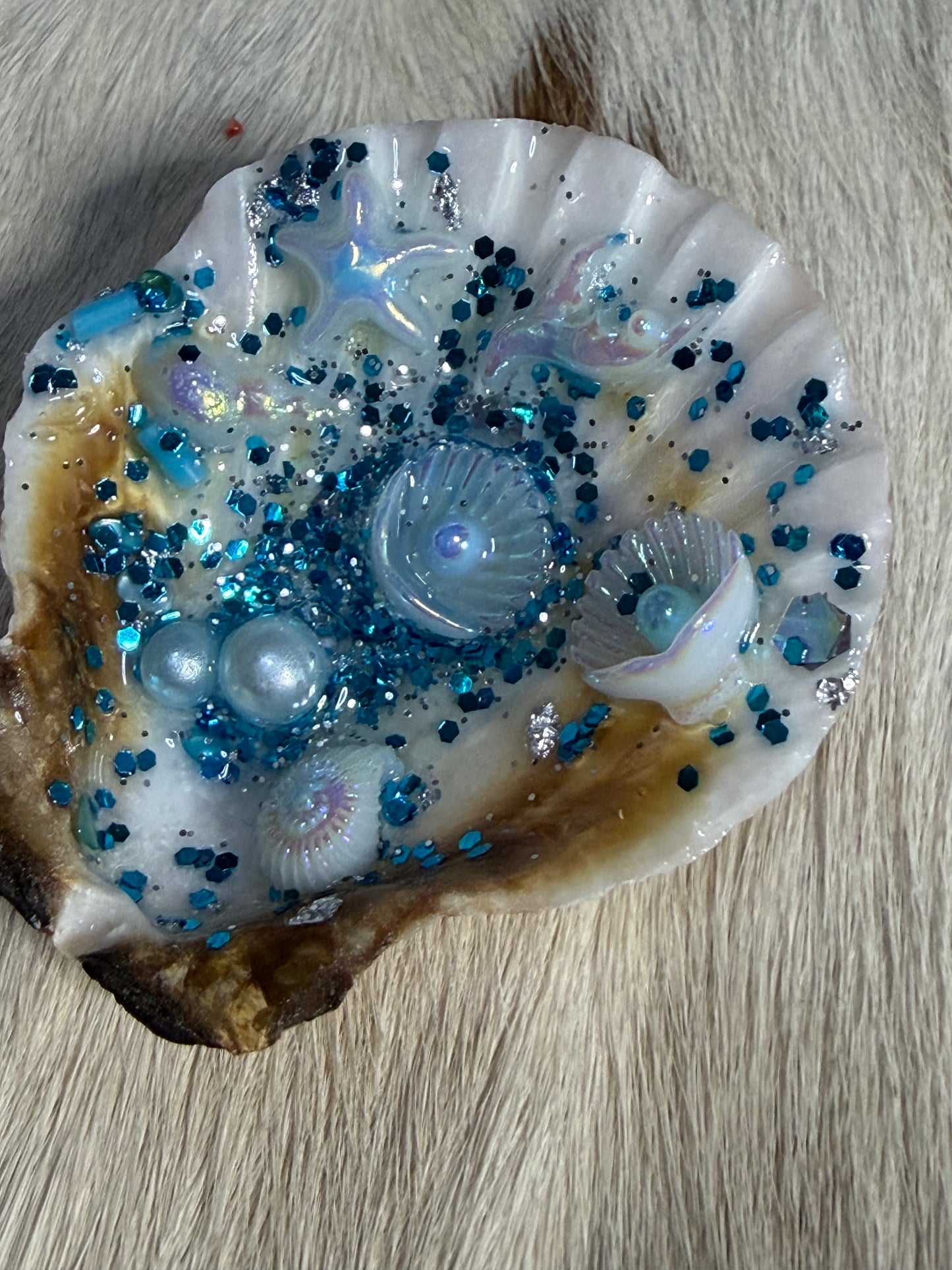 Resin Sea Shell Refrigerator Magnet Sea Shells Pearls