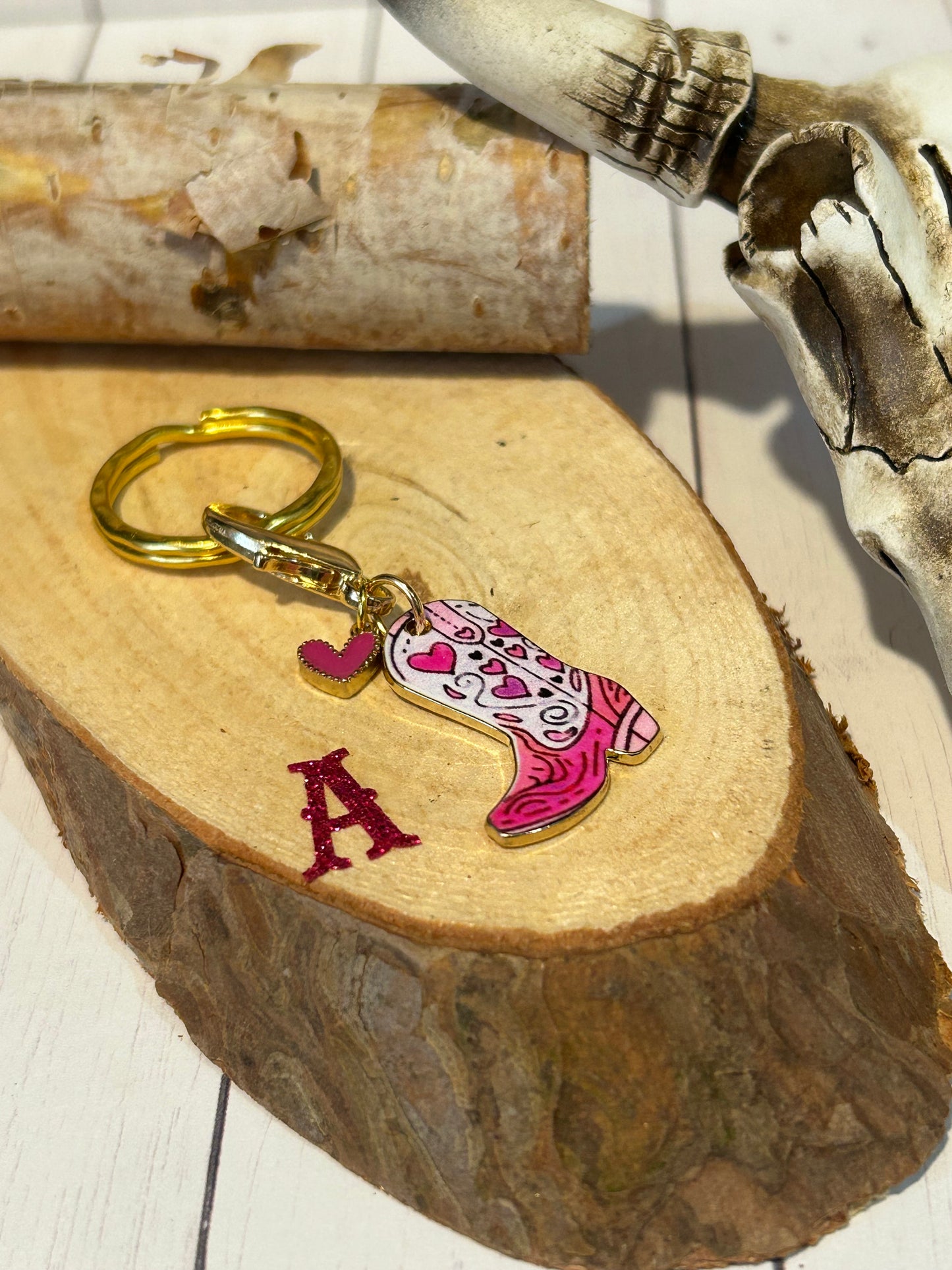 Western Boot Keychains Assorted Colors