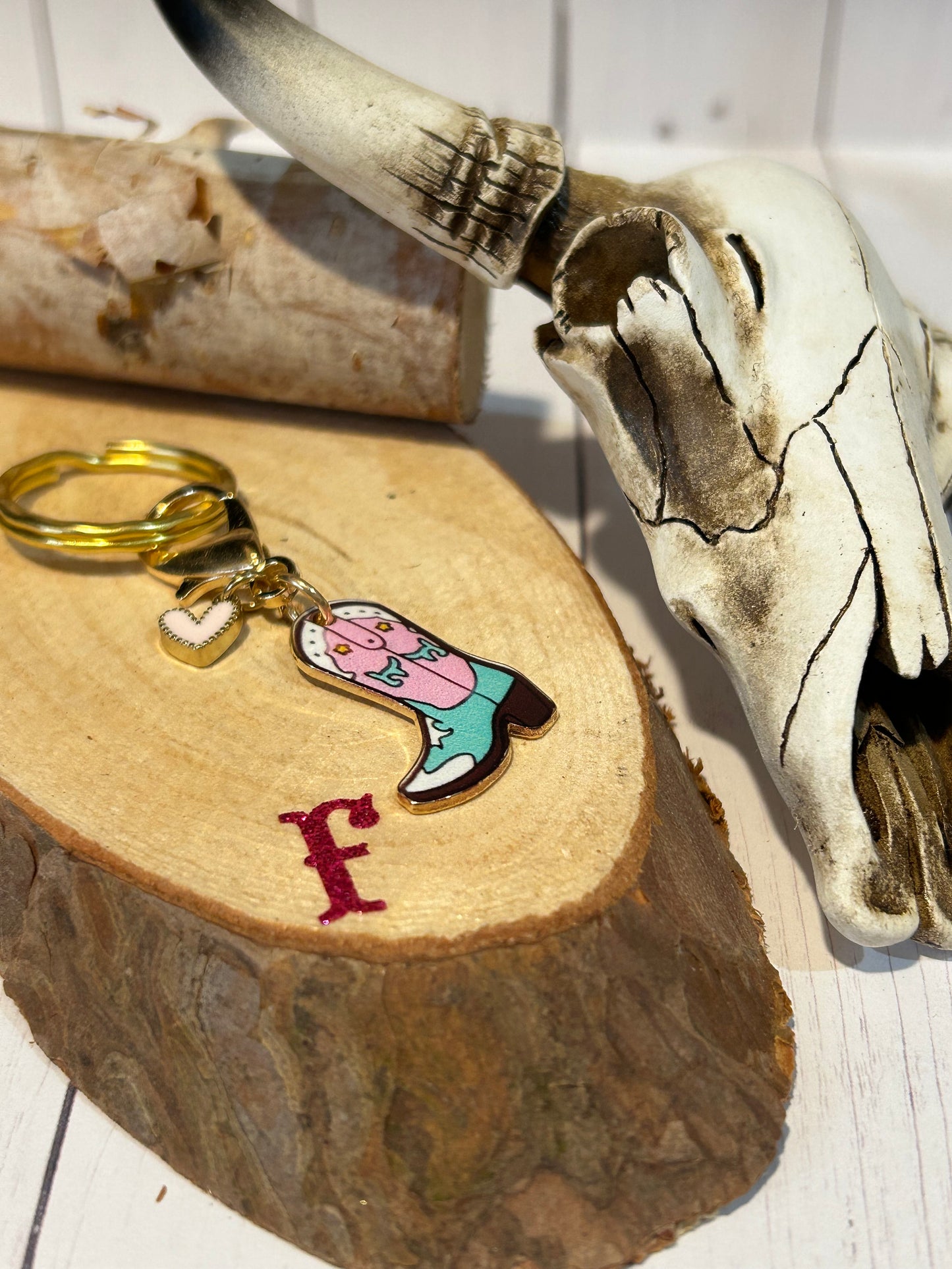 Western Boot Keychains Assorted Colors