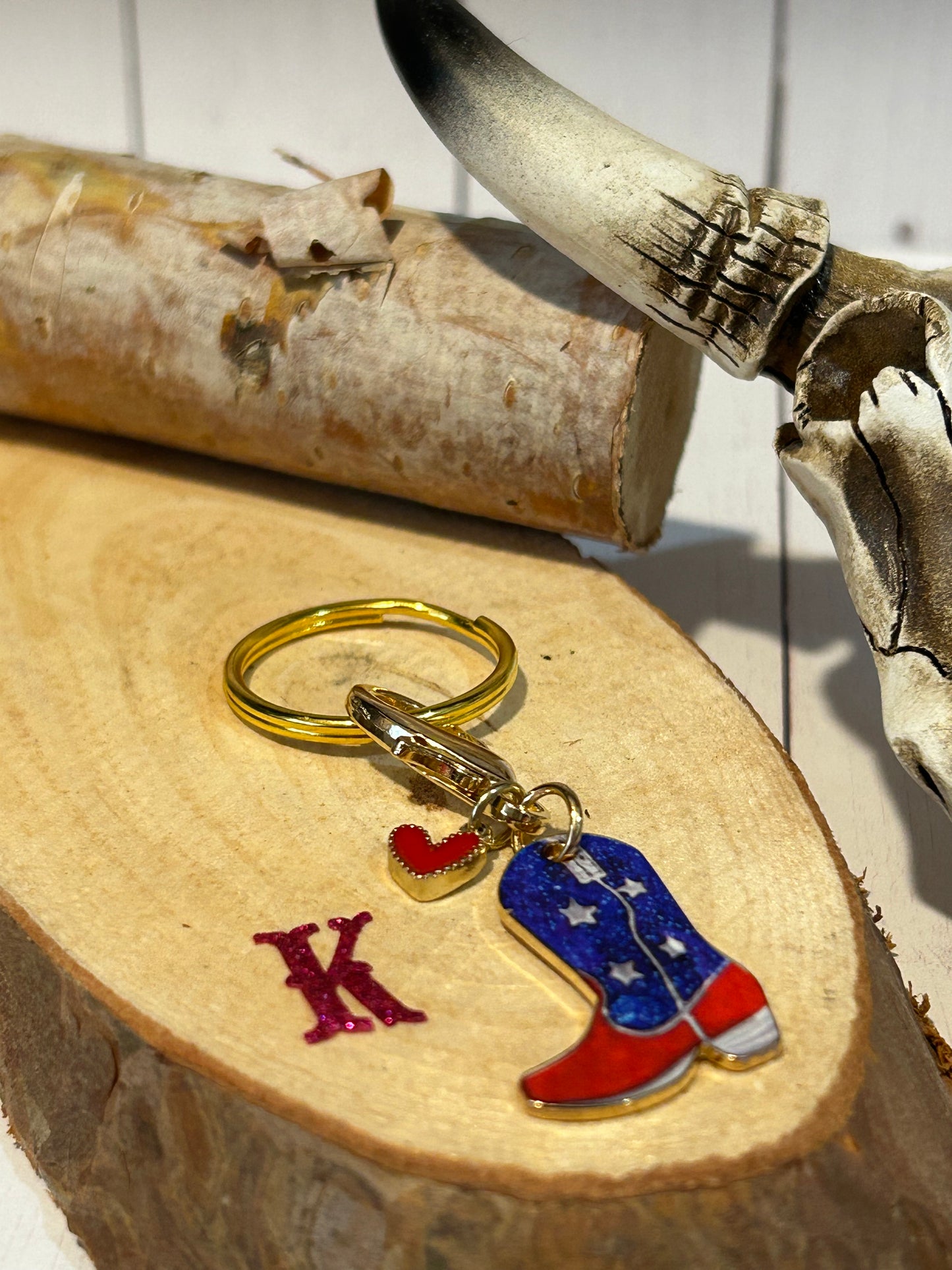 Western Boot Keychains Assorted Colors