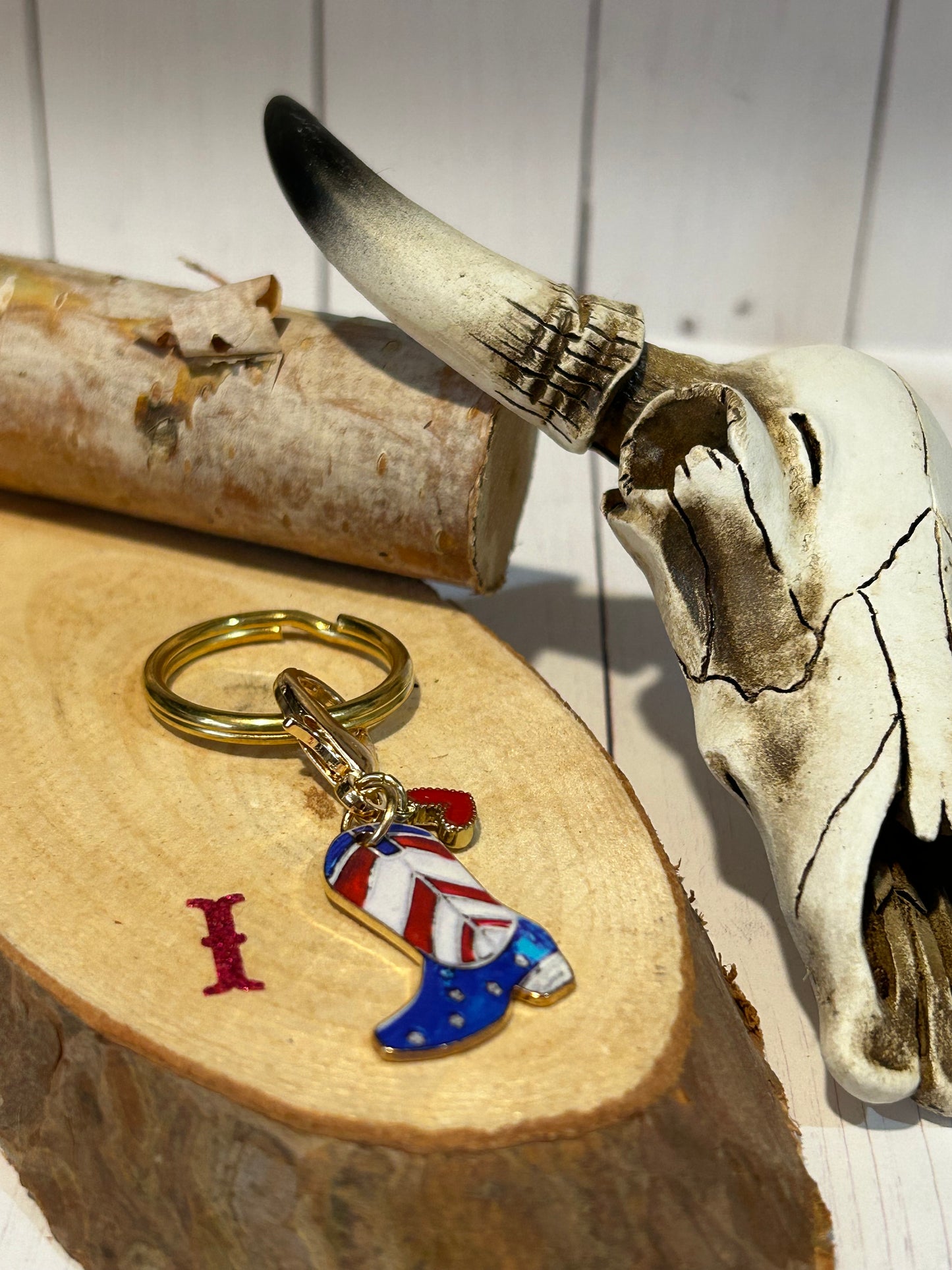 Western Boot Keychains Assorted Colors