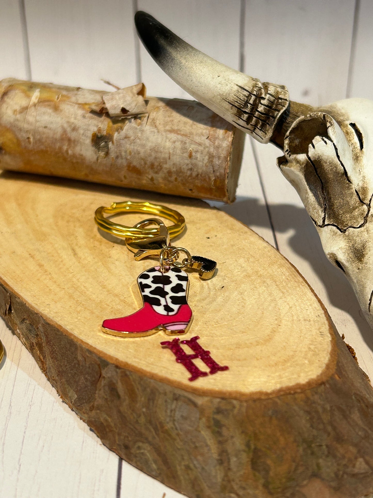 Western Boot Keychains Assorted Colors