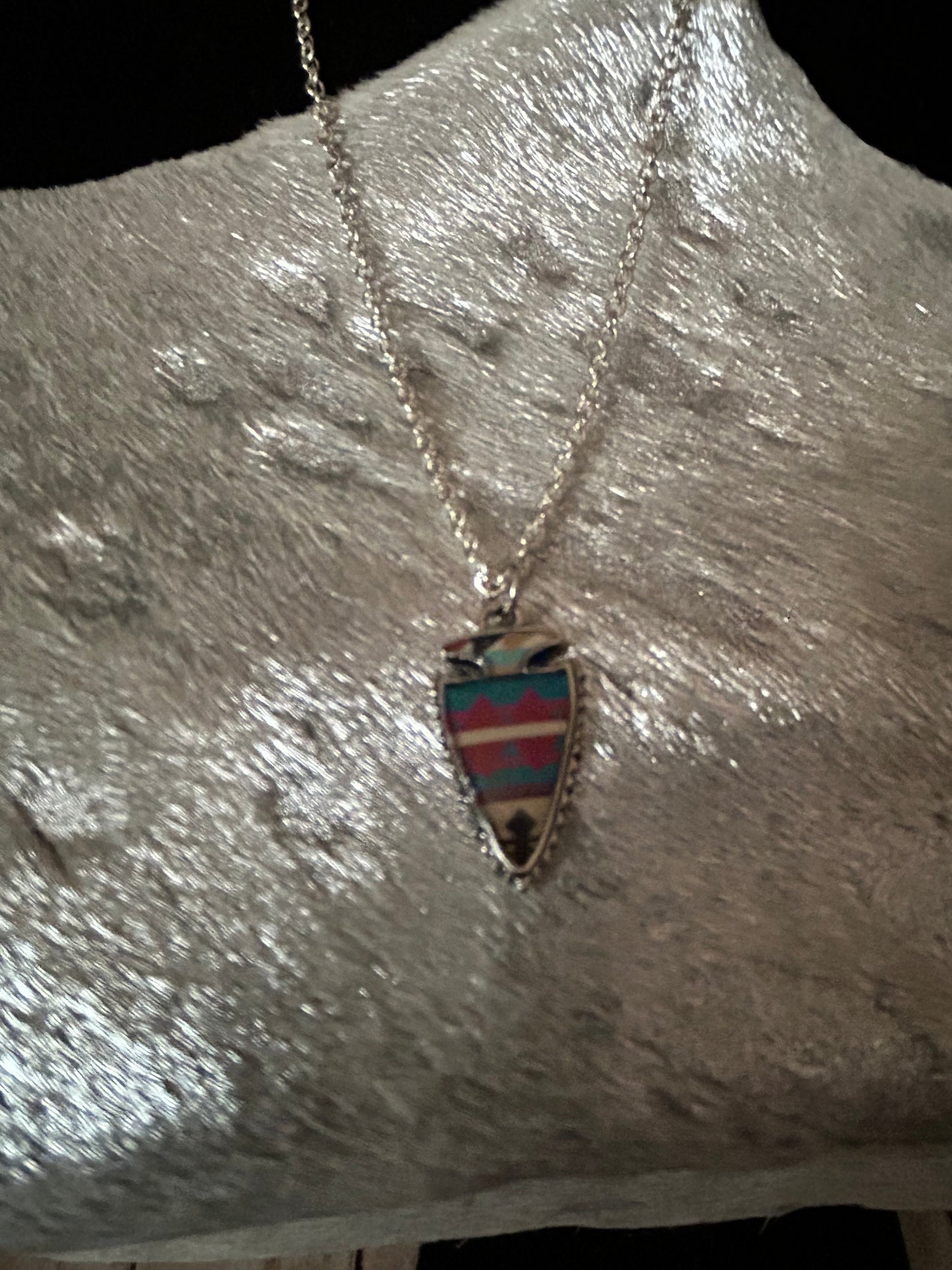 Western Arrow Head Necklace Earring Set