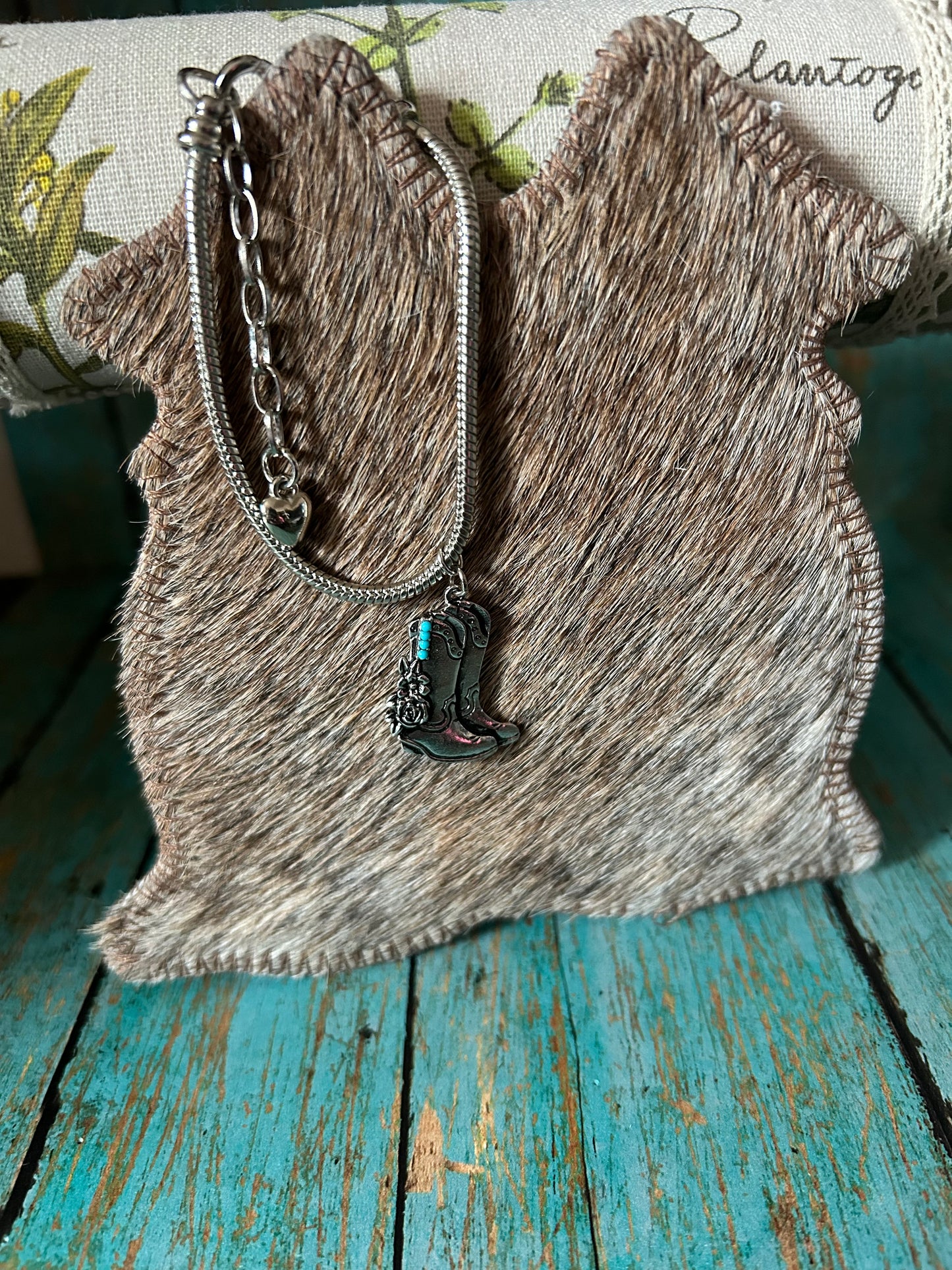 Western Boots Charm Bracelets Two Styles