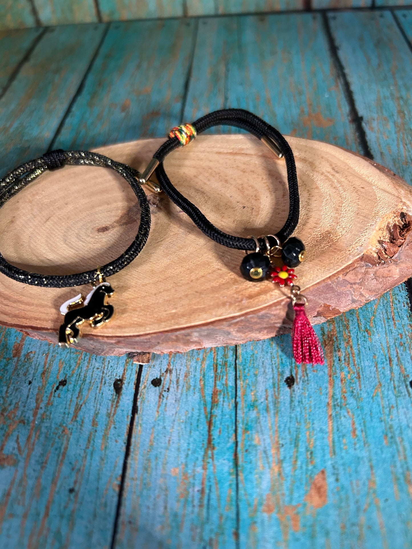 Light Weight Para Cord Western Horse or Tassel Bracelets