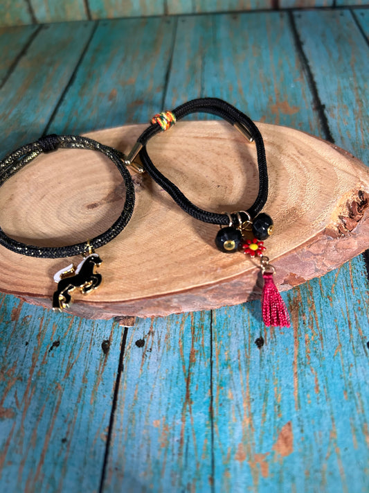 Light Weight Para Cord Western Horse or Tassel Bracelets