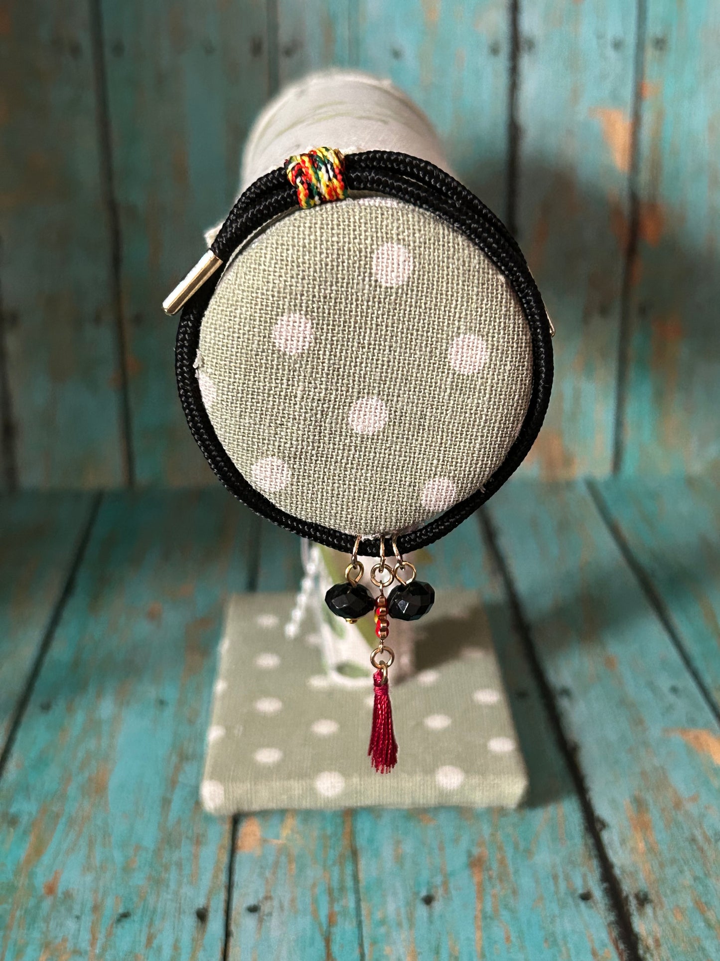 Girls Western Leather Charm Bracelet