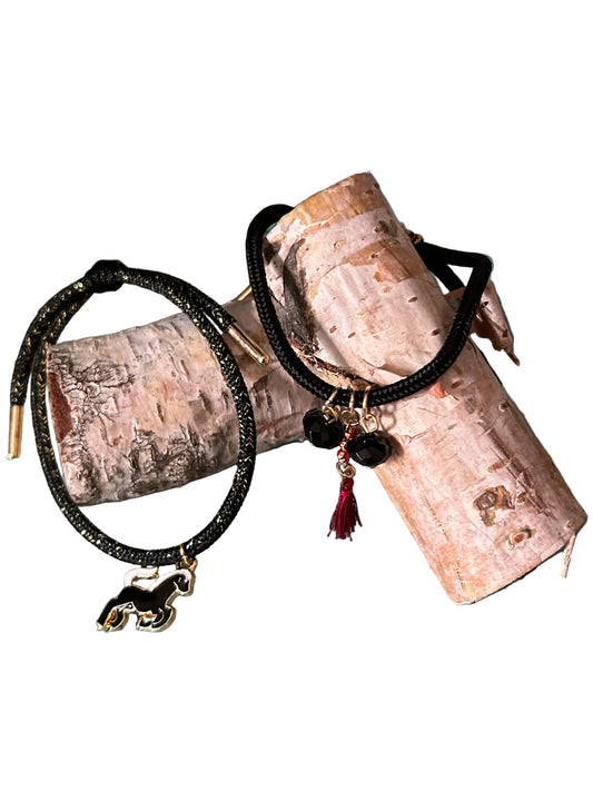 Light Weight Para Cord Western Horse Tassel Bracelets