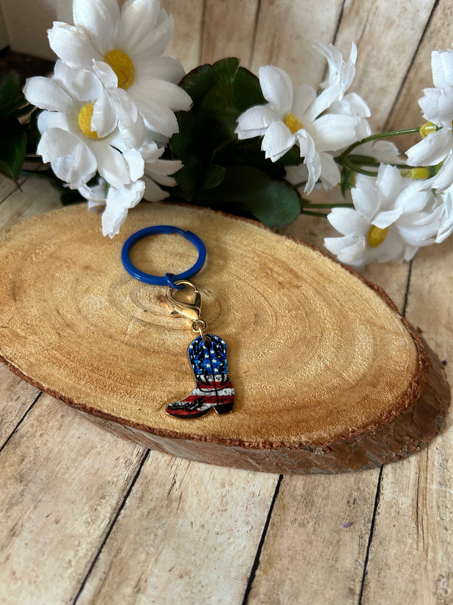 Western Boot Keychains- Bag Charms