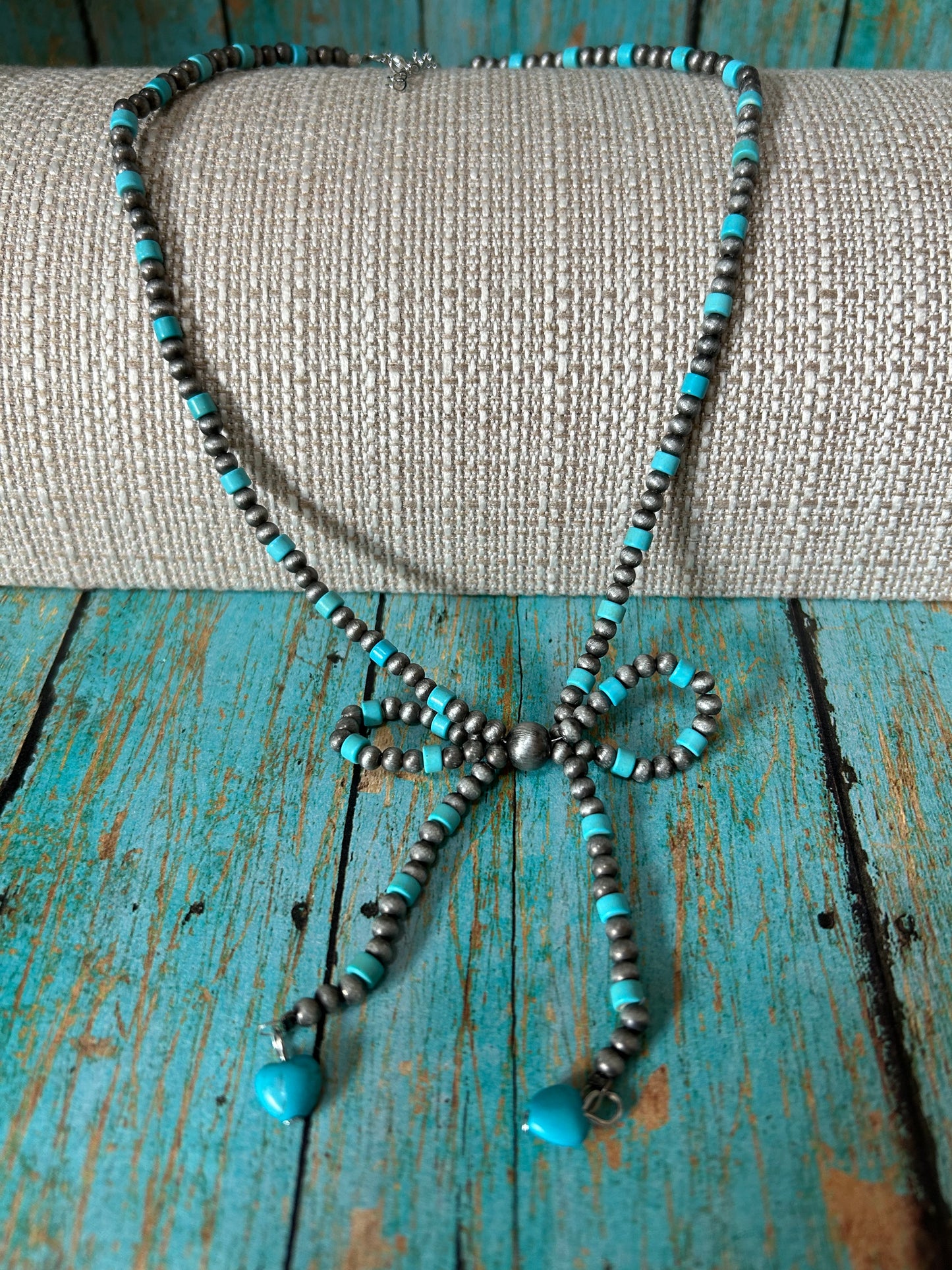 Western Bow Necklace Earring Set