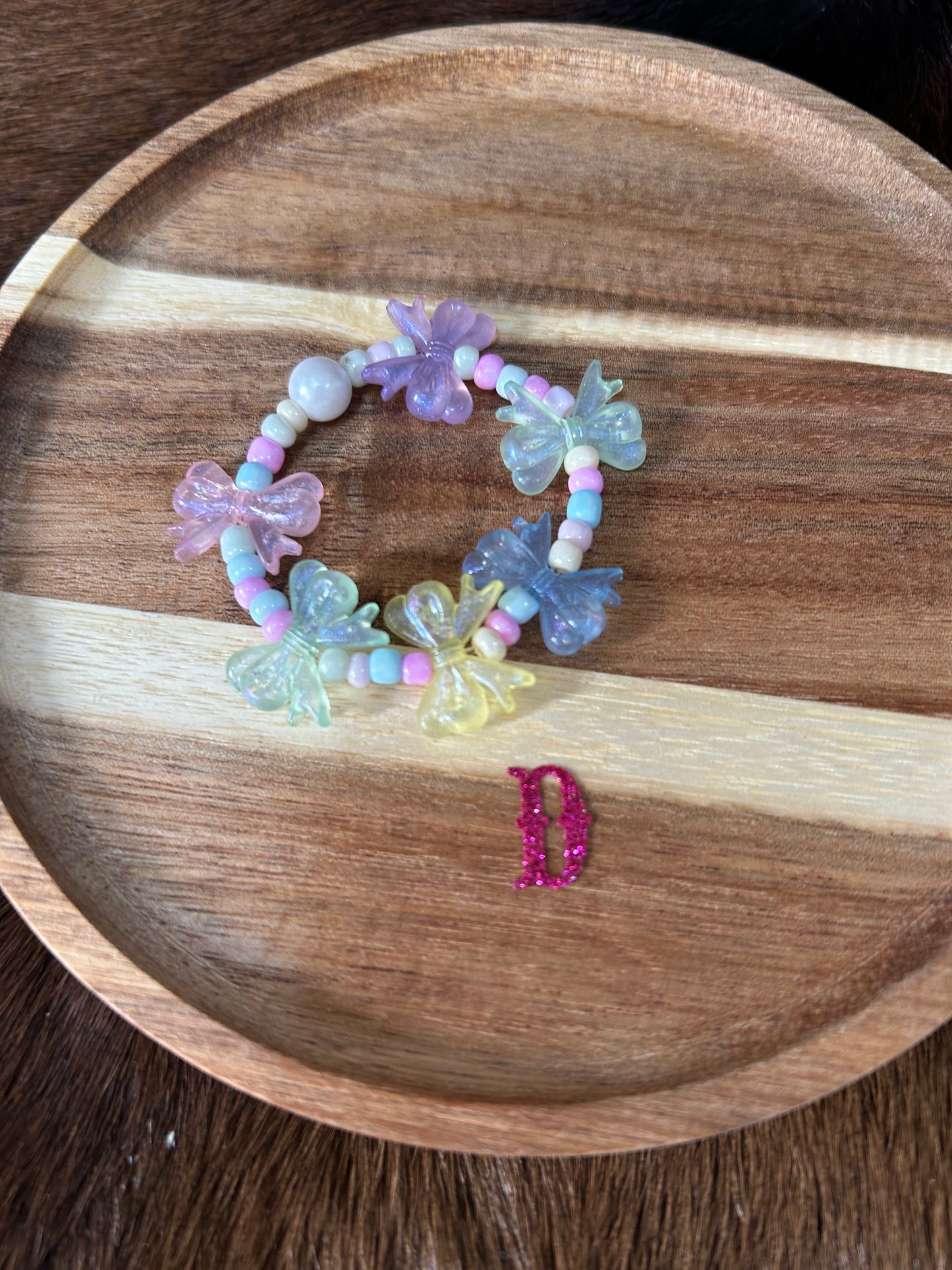 Little Girls Assorted Beaded Western Stretch Bracelet