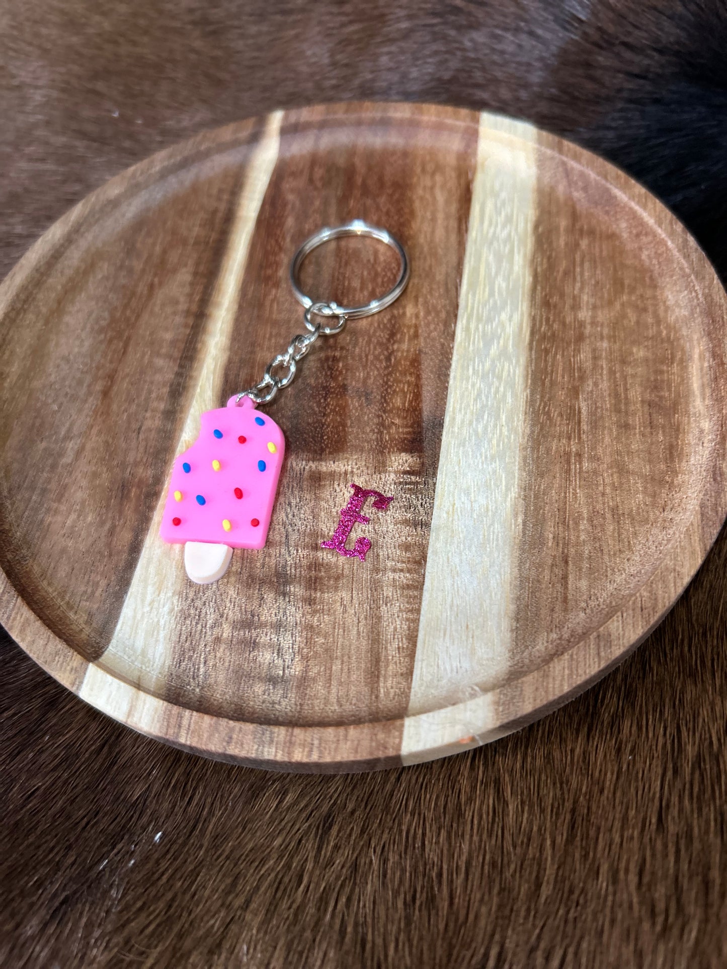 Childrens Ice Cream Bars Ice Cream Cone Key Chain Bag Charm