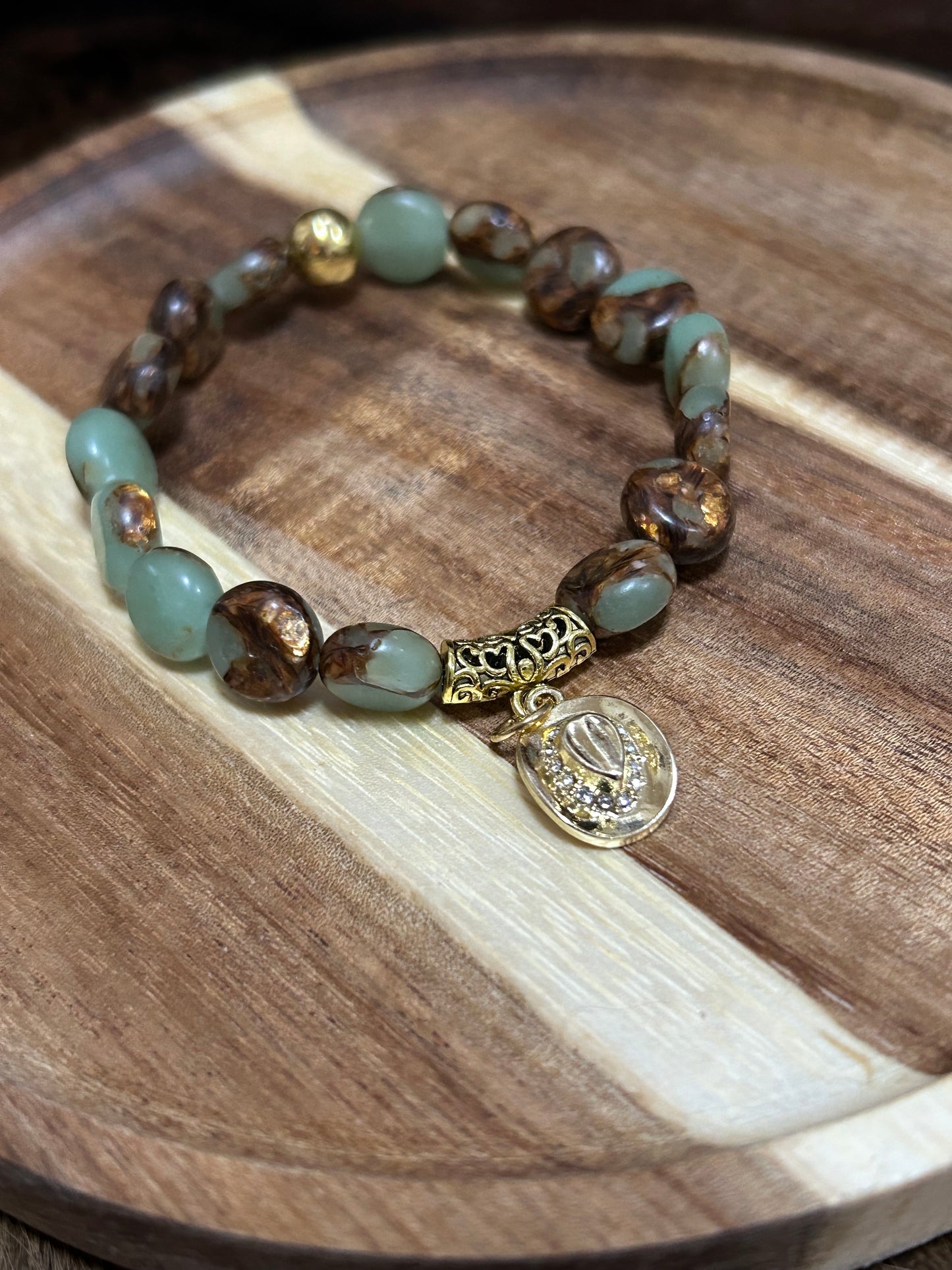 Western Stretch Bracelet Cowboy Hat