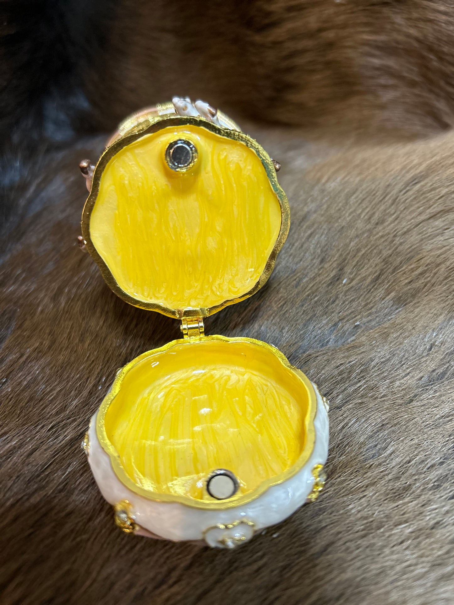 Horse Carousel Pill Box Mini Jewelry Box