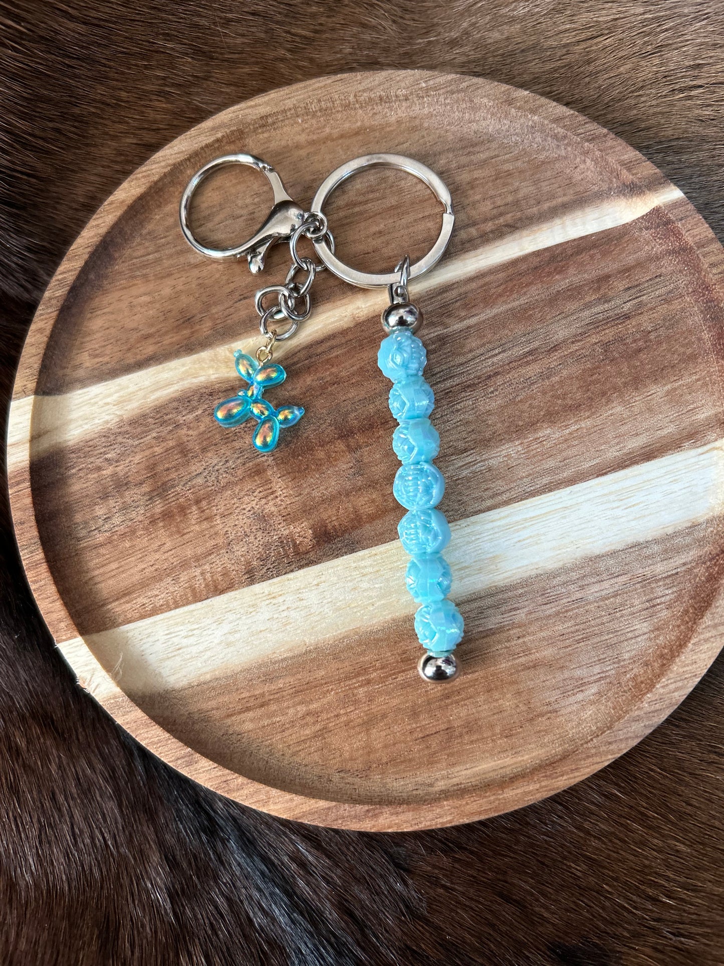 Beaded Keychains Balloon Dogs Bear Bag Charm Purse Charm Backpack Charm