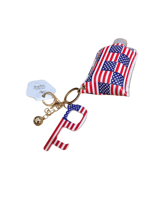 American Flag Safety Keychain