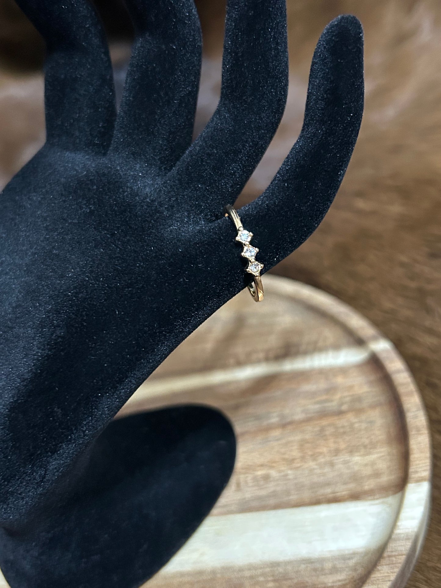 Crystal Floating Butterfly Ring  Wild Fable™ Gold: Stacking Rings,  Sizes 6-8