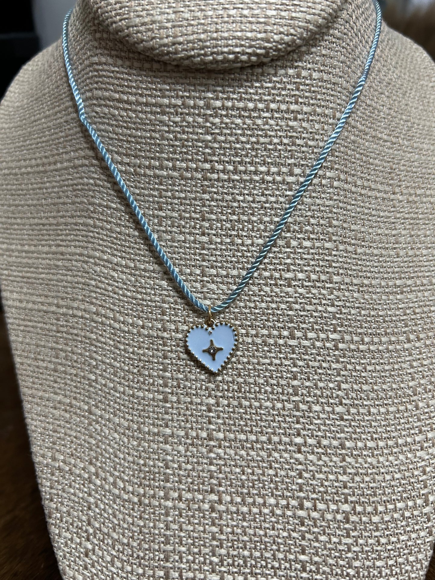 Three Western Theme Necklace Charms Heart Leaf Boot Horse Horseshoe Cowboy Hat Rhinestone Cactus