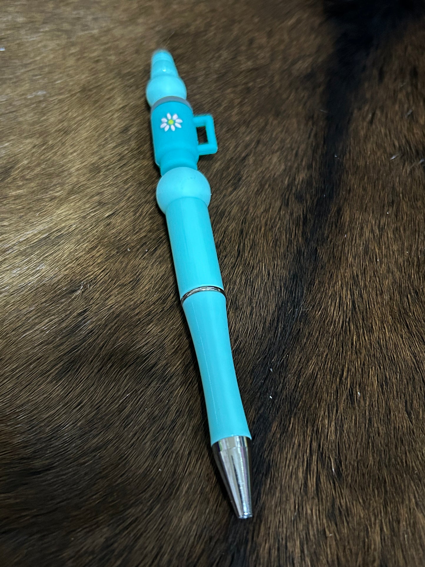 Assortment Beaded Style Pens Basket Ball Unicorn Coffee Cup Cactus Daisey Pens