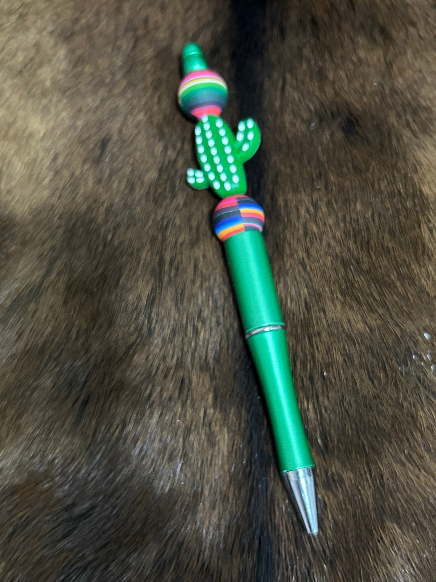 Assortment Beaded Style Pens Basket Ball Unicorn Coffee Cup Cactus Daisey Pens