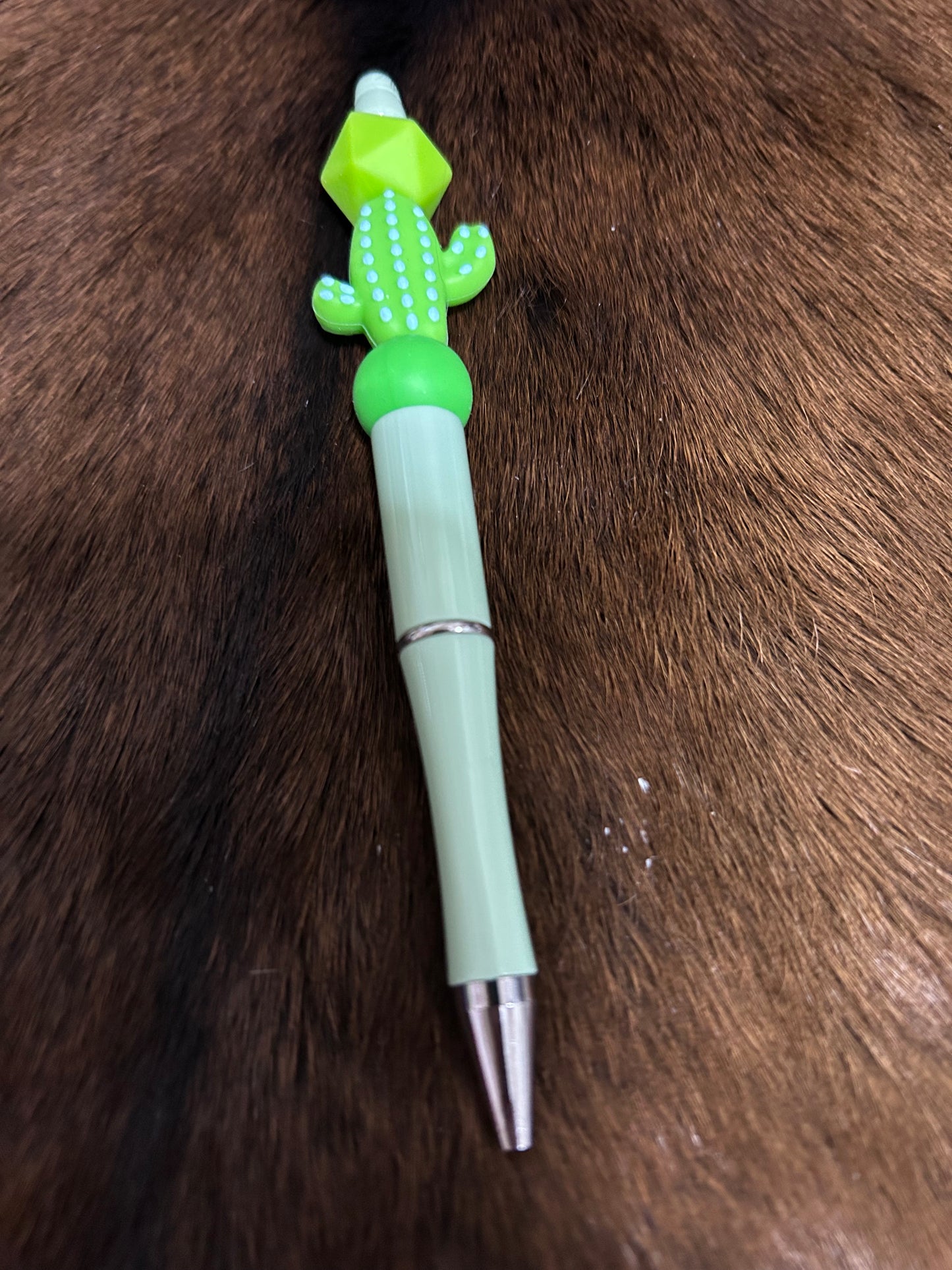 Assortment Beaded Style Pens Basket Ball Unicorn Coffee Cup Cactus Daisey Pens