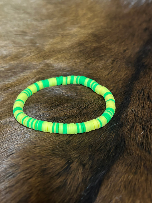 Lemon Kiss Clay Stretch Bracelet