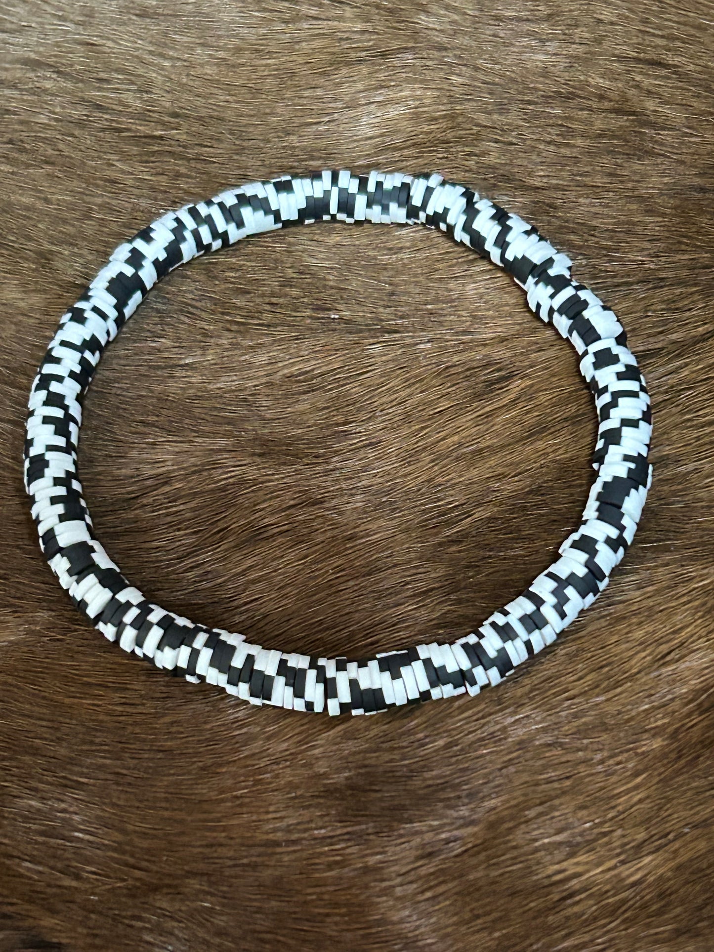 Midnight Fantasy Clay Stretch Bracelet