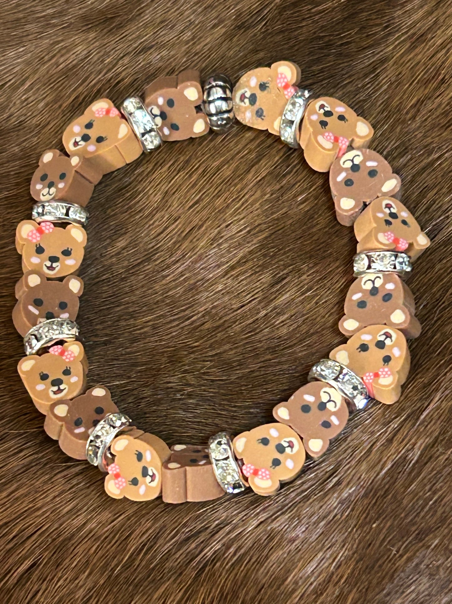 Girls Little Bear Bracelet