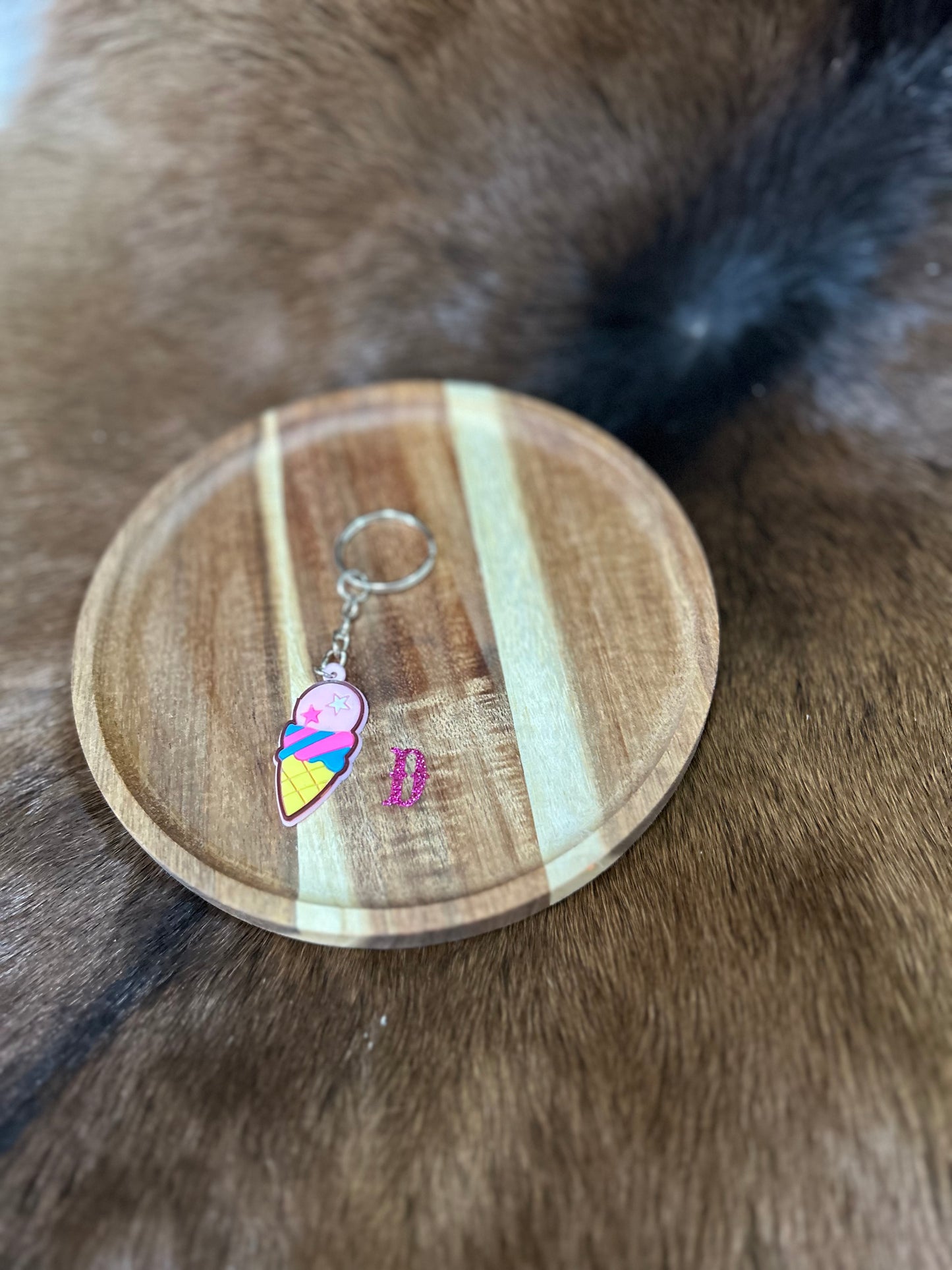 Childrens Ice Cream Bars Ice Cream Cone Key Chain Bag Charm