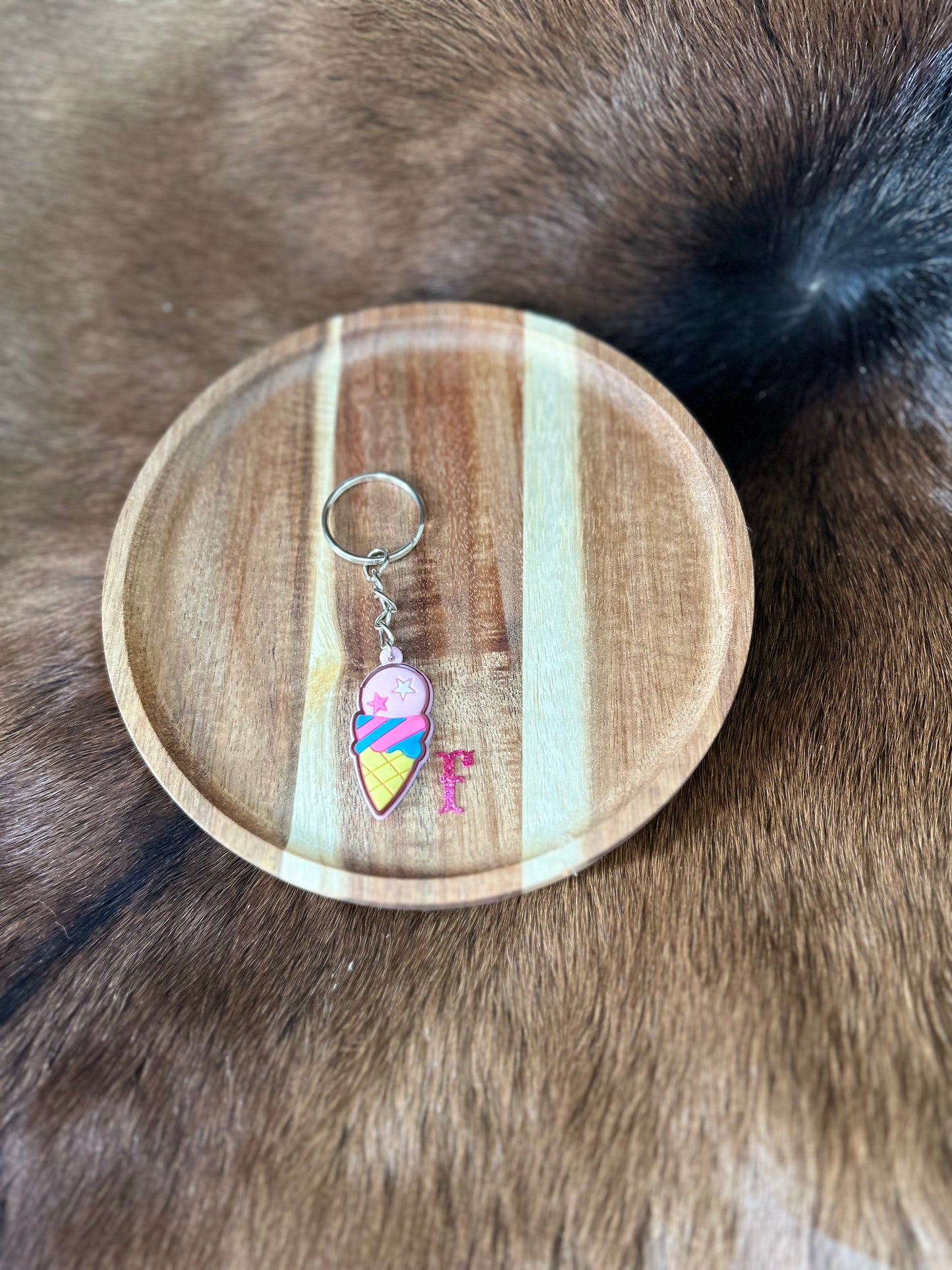 Childrens Ice Cream Bars Ice Cream Cone Key Chain Bag Charm