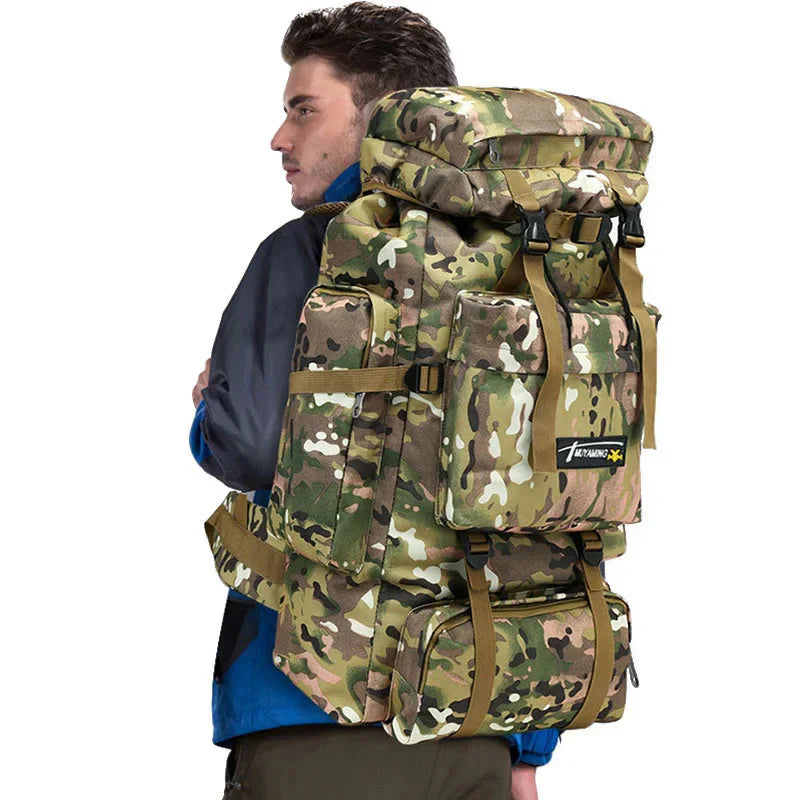 Outdoor Backpack Oxford MOLLE Rucksack Camouflage-1