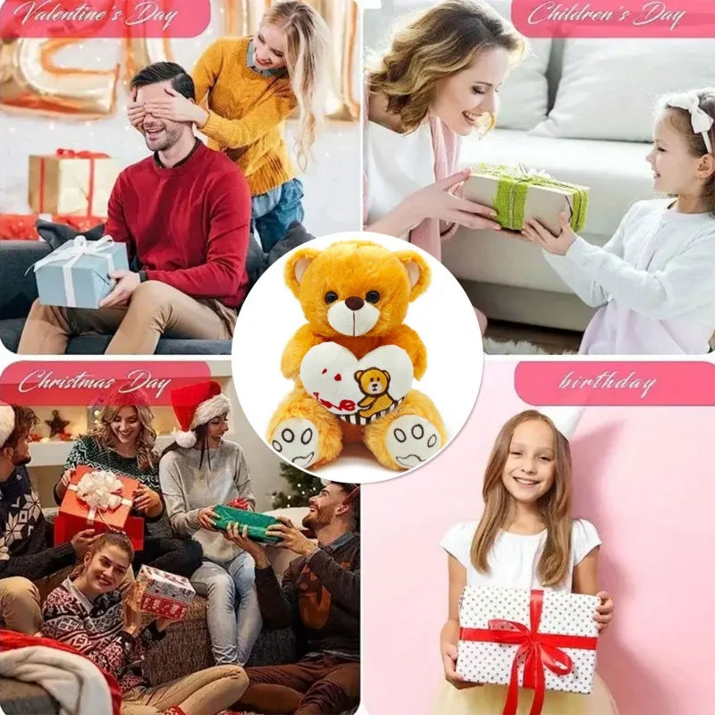 Teddy Bear Heart Plush-2