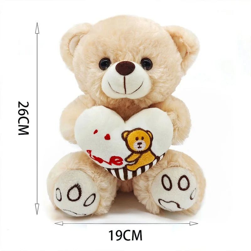 Teddy Bear Heart Plush-3