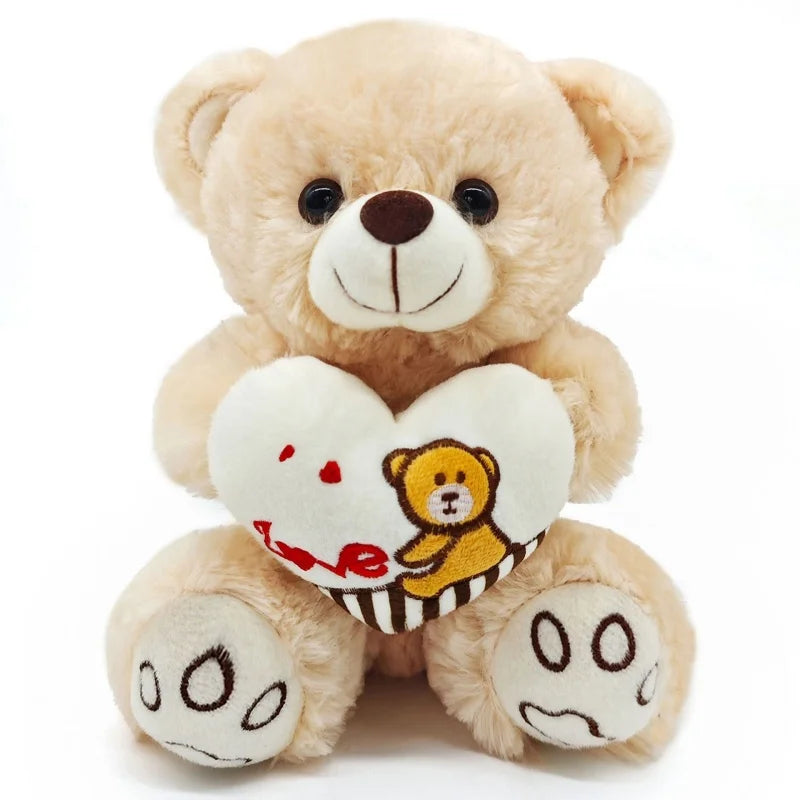 Teddy Bear Heart Plush-5