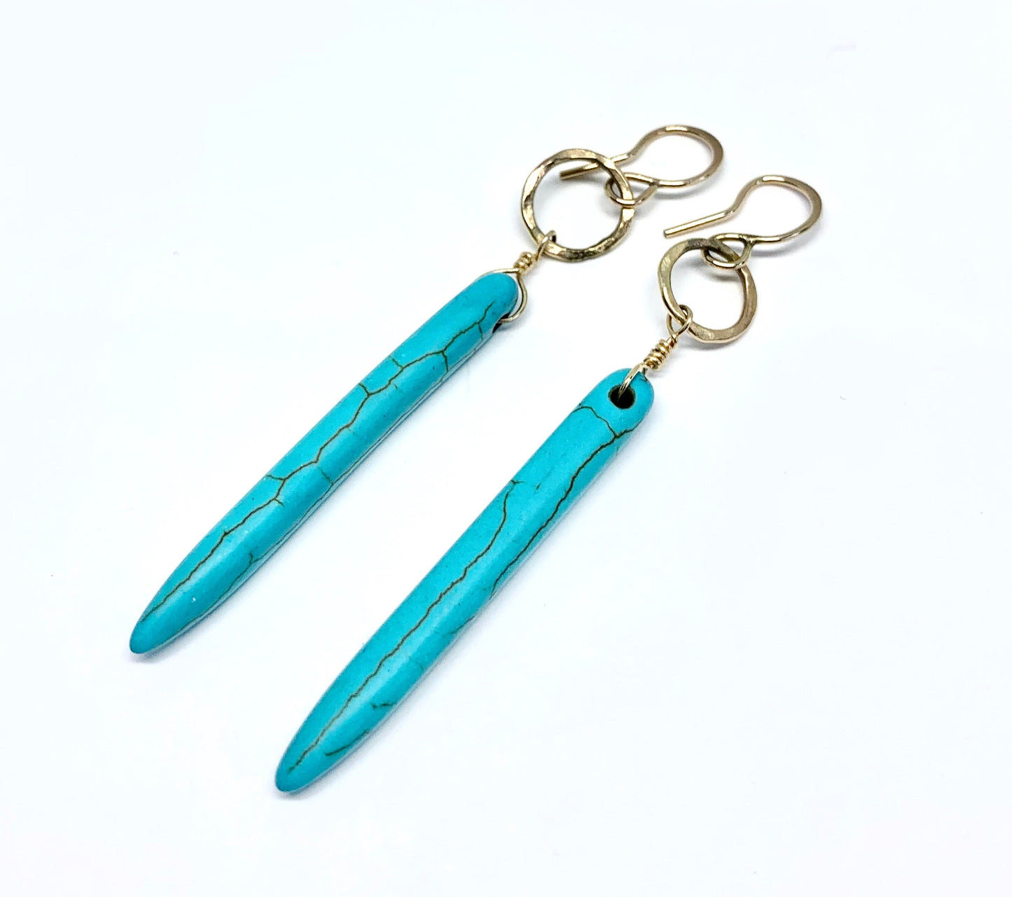 Howlite Drop Earrings