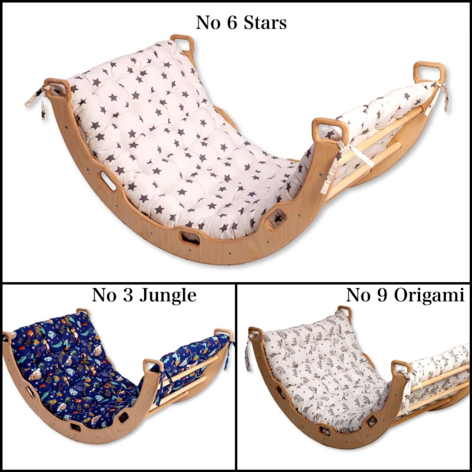 Pillow for small Climbing Arch| JUNGLE-STARS-ORIGAMI-0