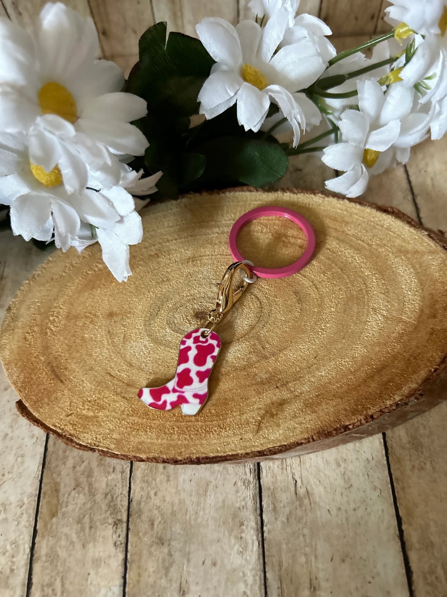 Western Boot Keychains- Bag Charms